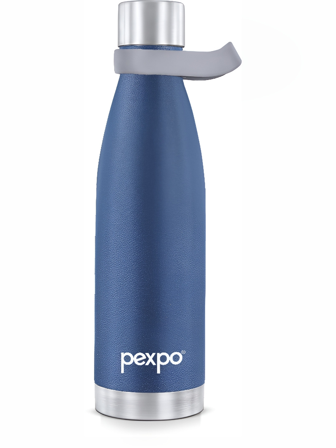 Pexpo Evok Navy Blue Thermosteel ISI Certified Hot Flask Insulated Water Bottle 750ml