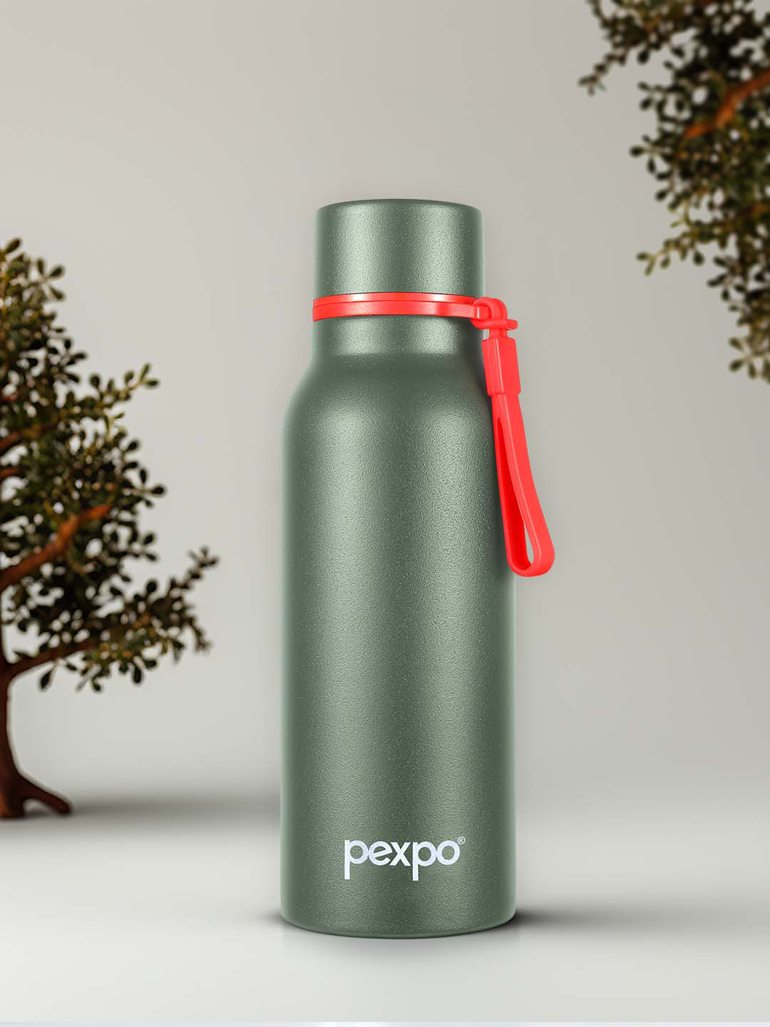 Pexpo Bosco Green Stainless Steel Double Wall Vacuum Flask - 600ml