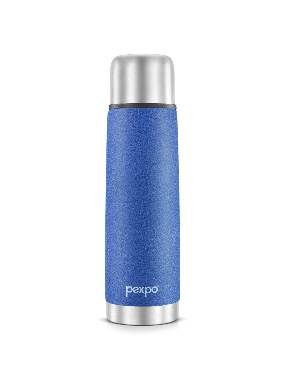 Pexpo Flamingo Blue Stainless Steel Double Wall Vacuum Flask - 350ml