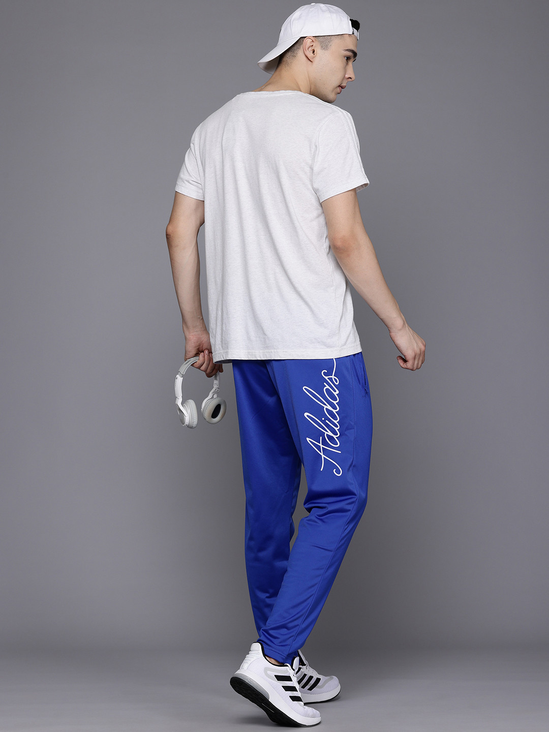 ADIDAS Men Foil Print Track Pants