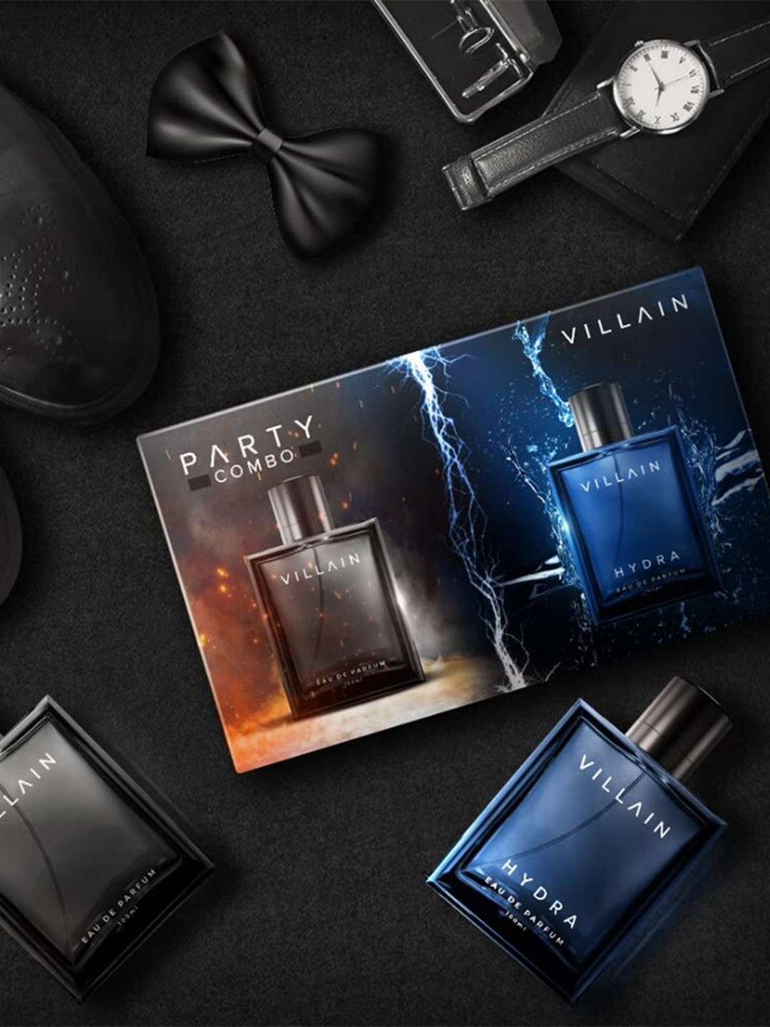 VILLAIN Party Combo Men Set Of 2 Classic & Hydra EDP Perfume-150ml