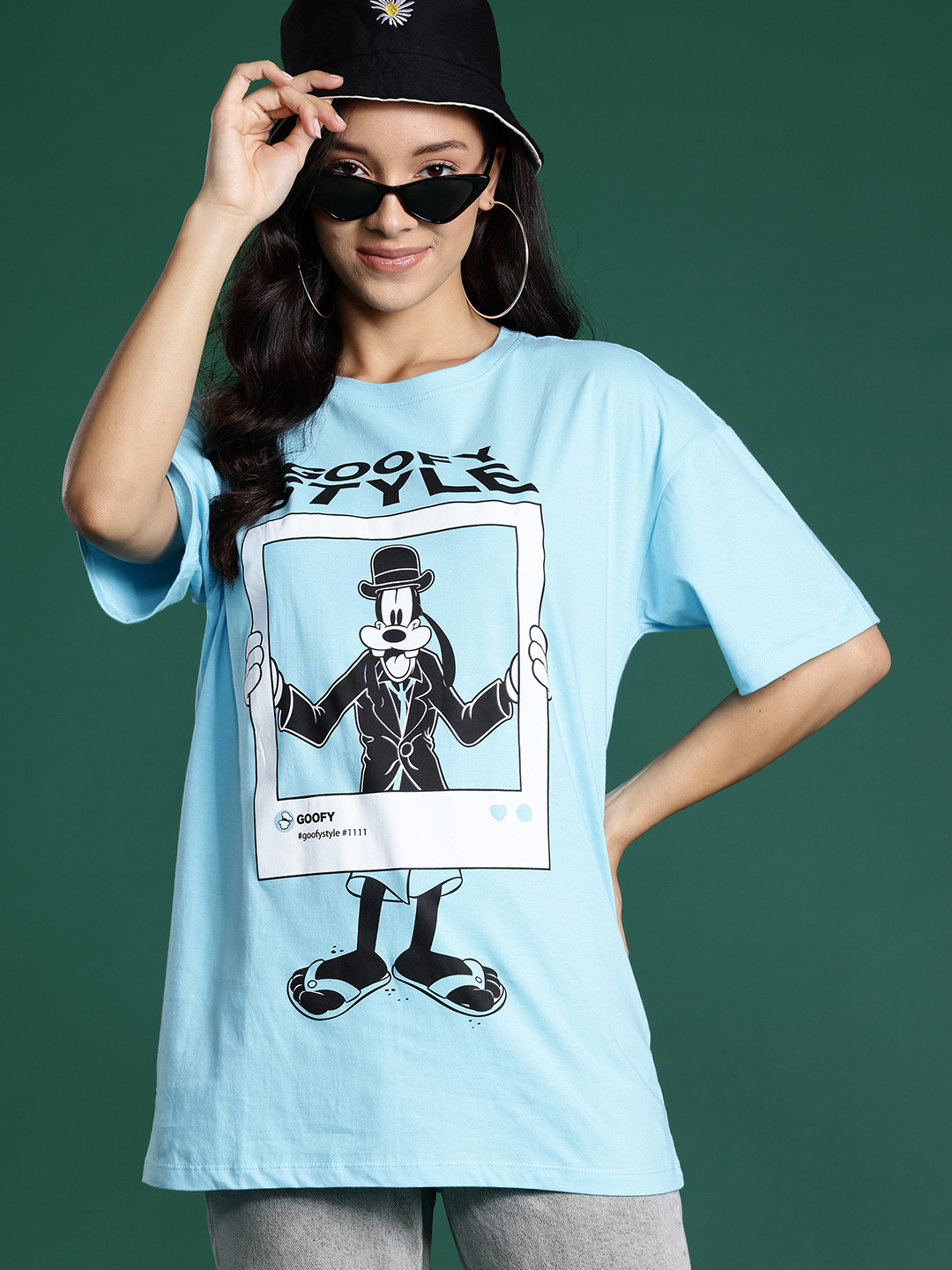 Disney by DressBerry Goofy Print Pure Cotton T-shirt