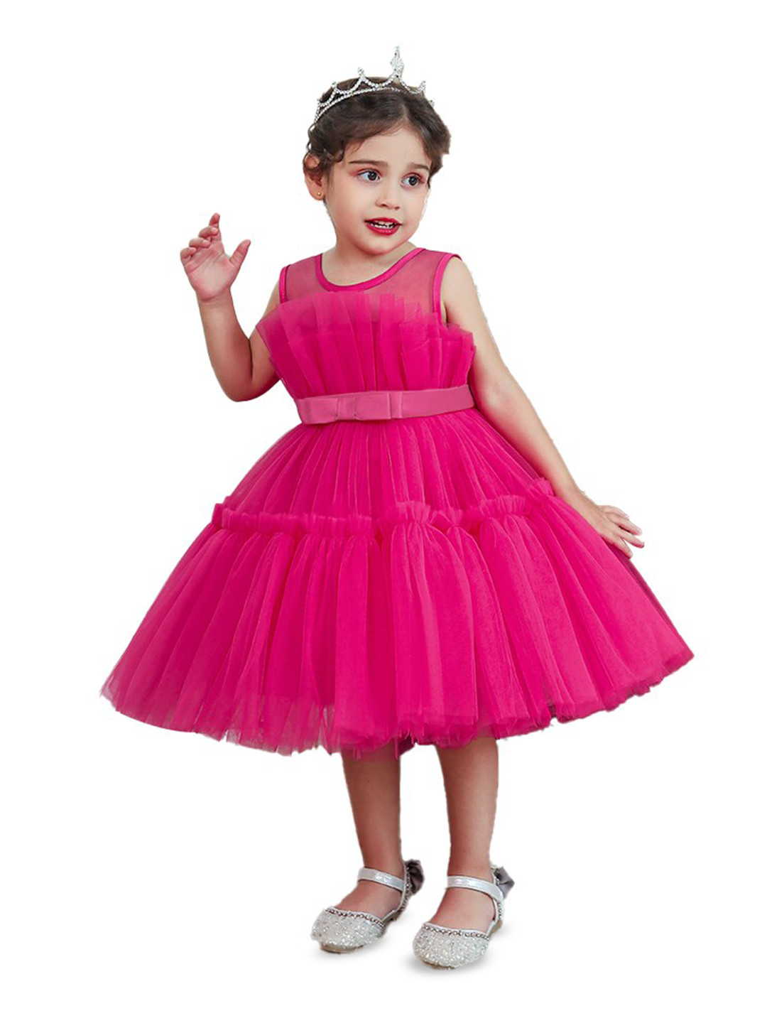 StyleCast Girls Ruffled Balloon Dress