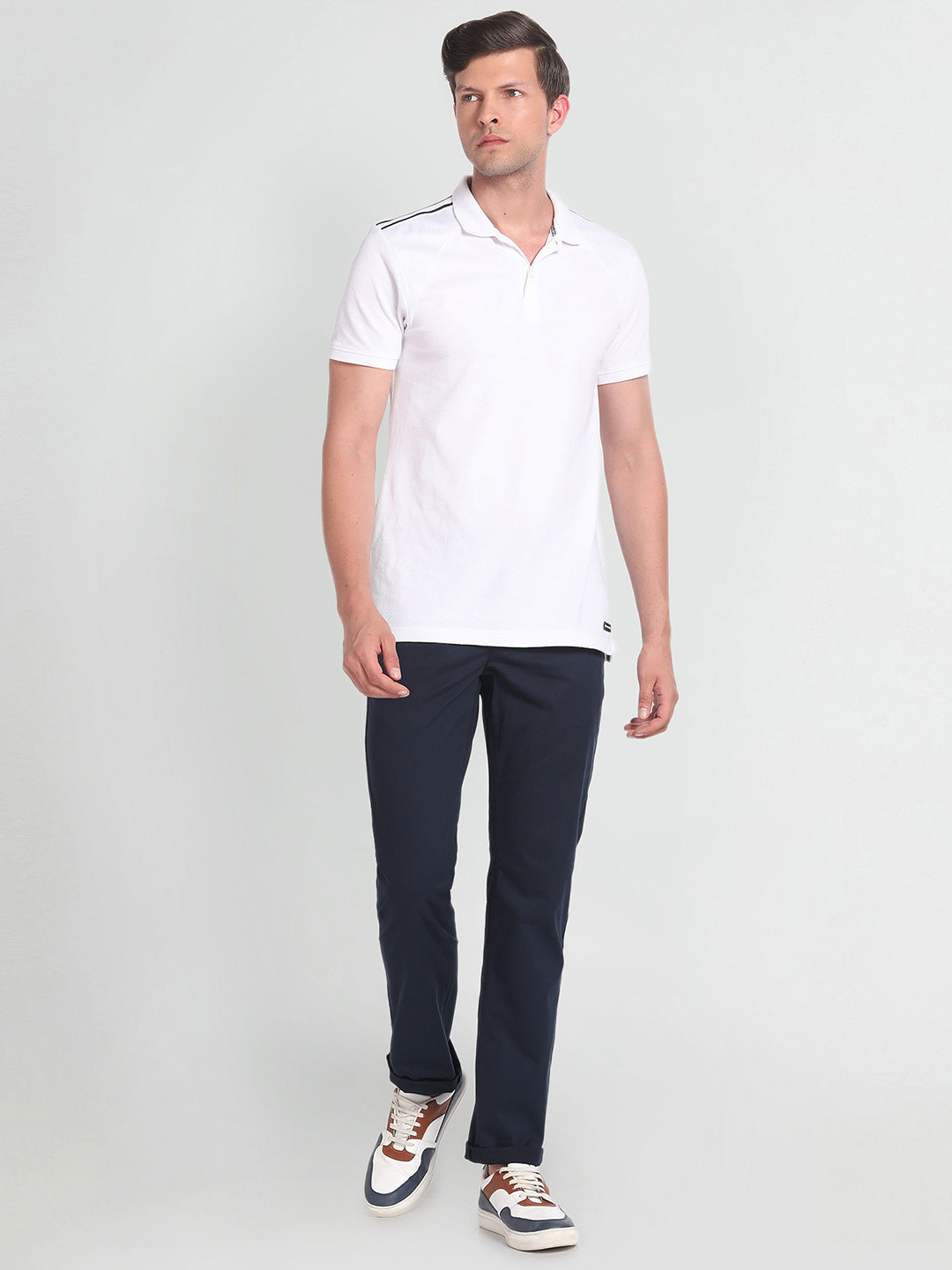 Arrow Sport Men Low-Rise Trouser