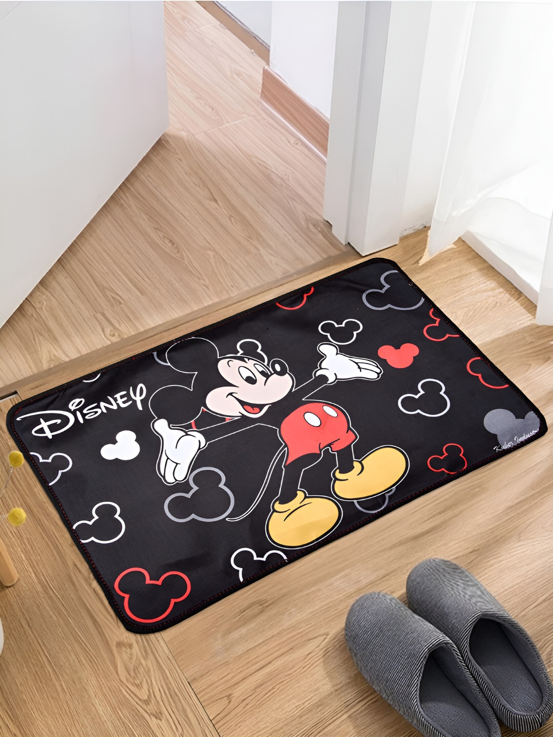 Kuber Industries Pack of 3 Disney Printed Door Mats