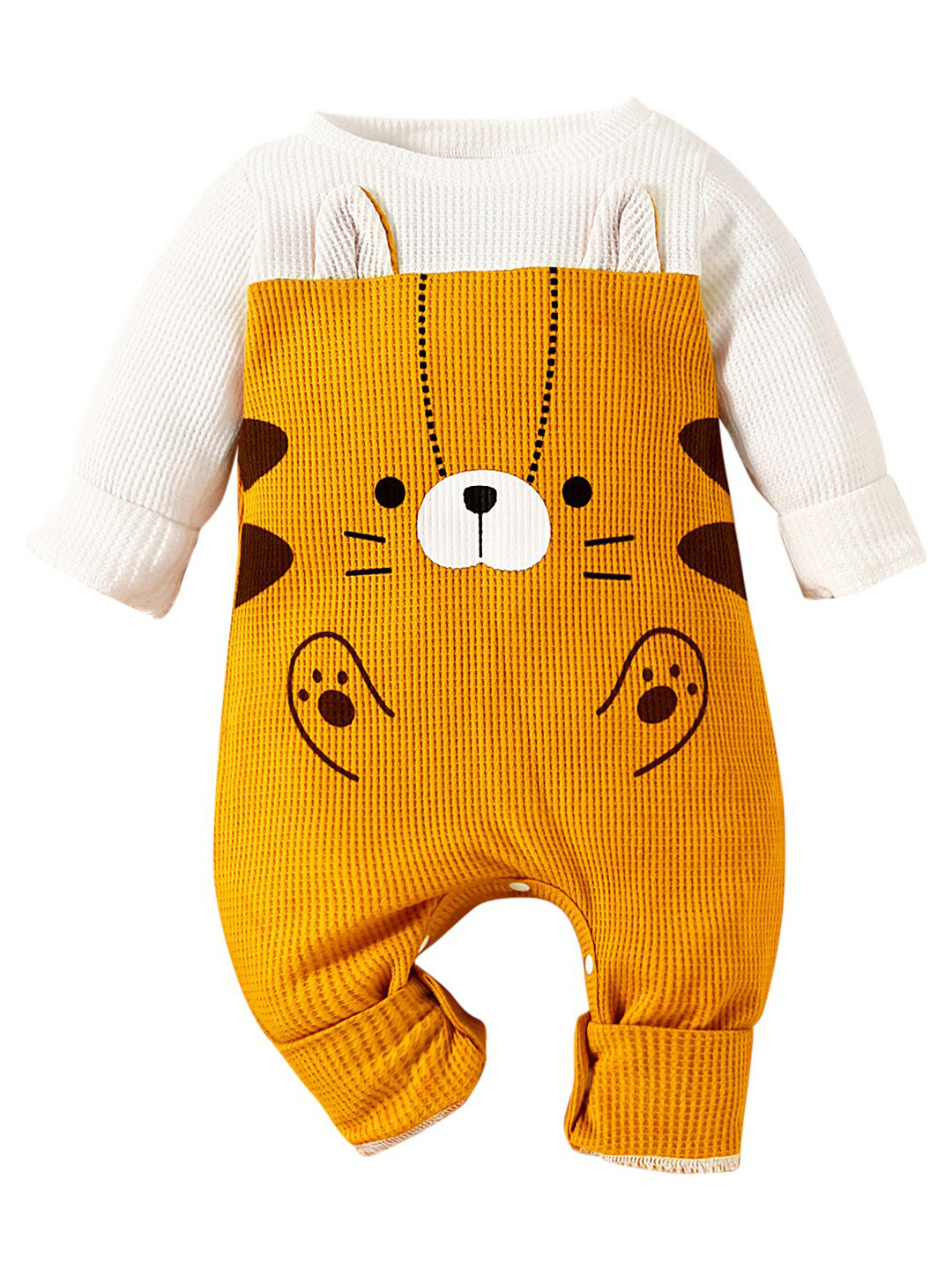 StyleCast Infants Yellow Printed Romper