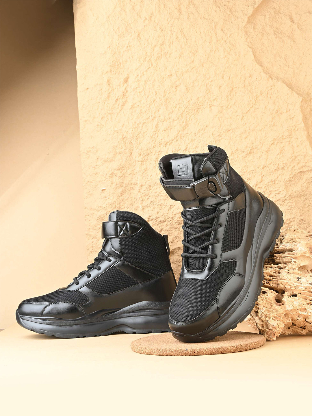 Eego Italy Men Comfort Insole Superstar Mid-Top Sneakers