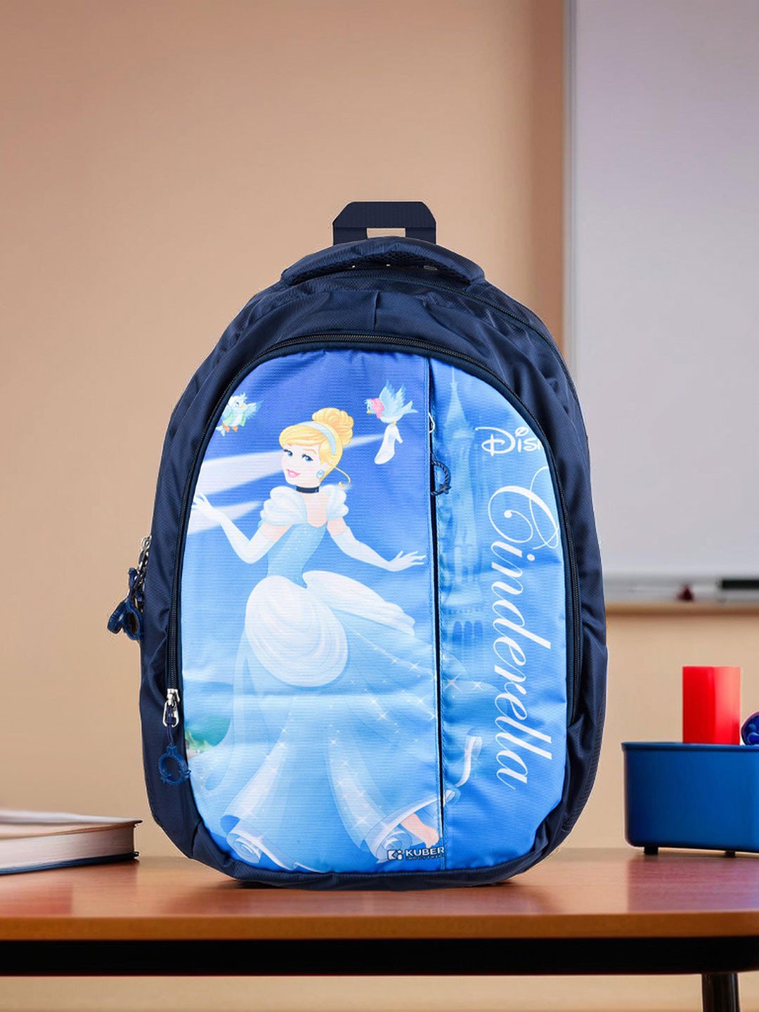 Kuber Industries Unisex Disney Cinderella School Bags