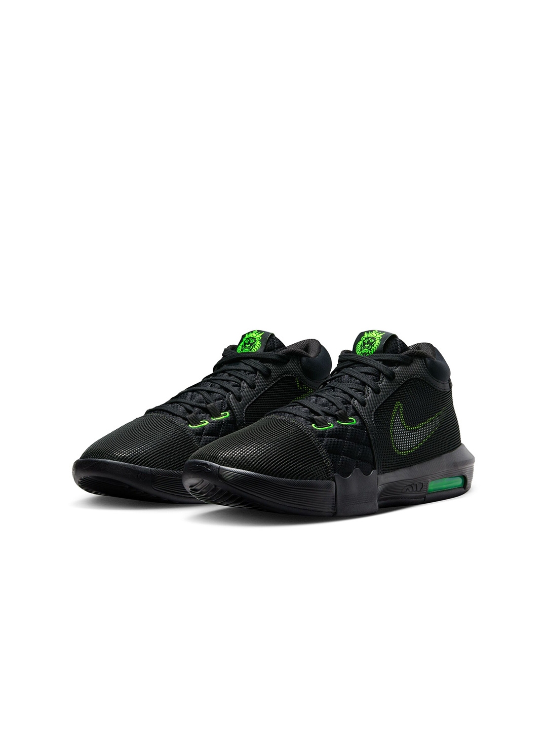 Nike green and black shoes on sale