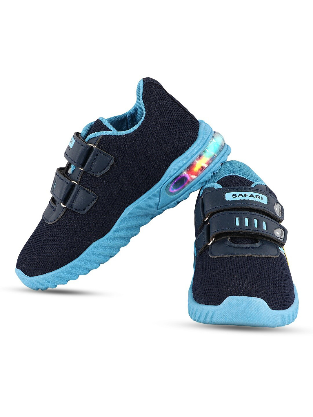 BAESD Boys HUNTER Textured Anti-Skid Sole Waterproof LED Velcro Sneakers