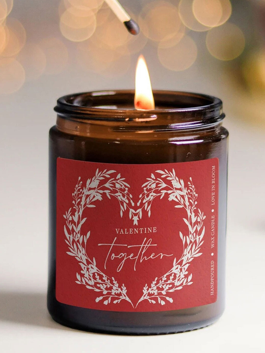 Aromatic Fables Valentine's Day United Hearts Grape Conversational Jar Candles