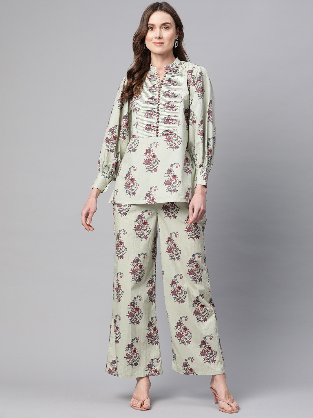 BUTA BUTI Women Printed Pure Cotton Co-Ords