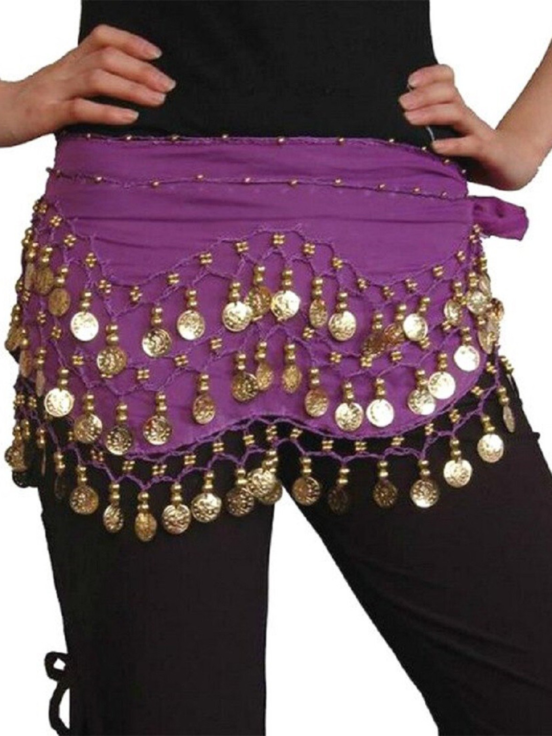 JENNA Skirt Belt Chiffon Hip Scarf