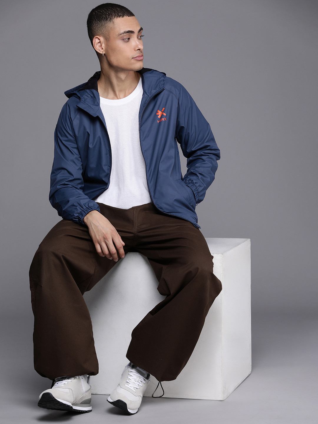 HRX by Hrithik Roshan Taped Tailored Jacket