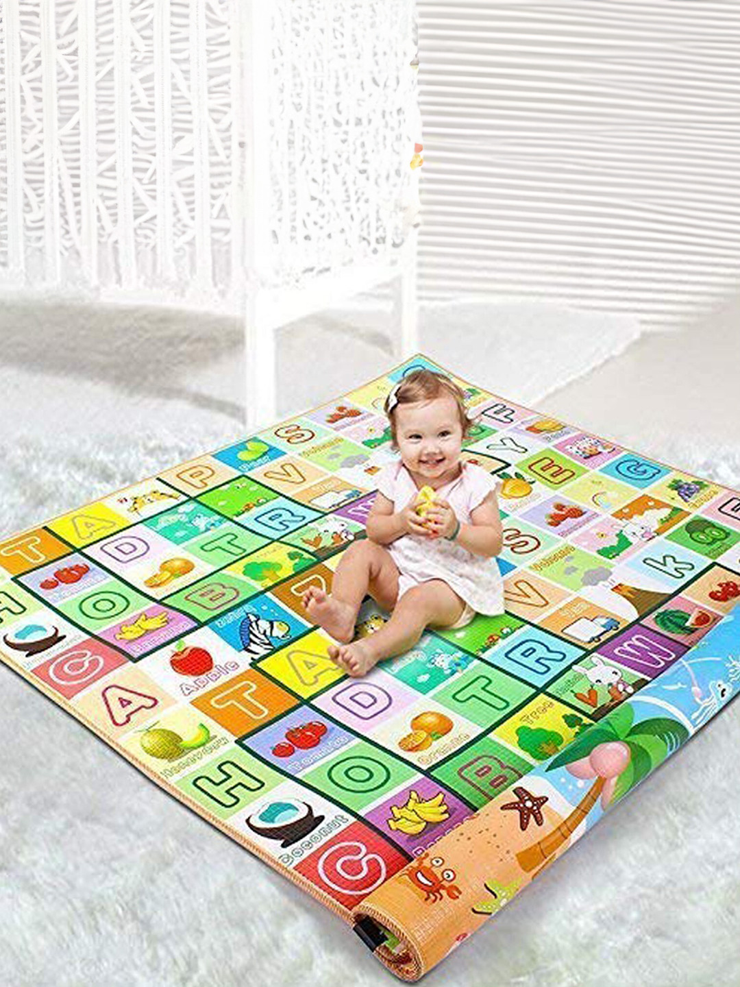OPINA Kids Reversible Waterproof Playmat