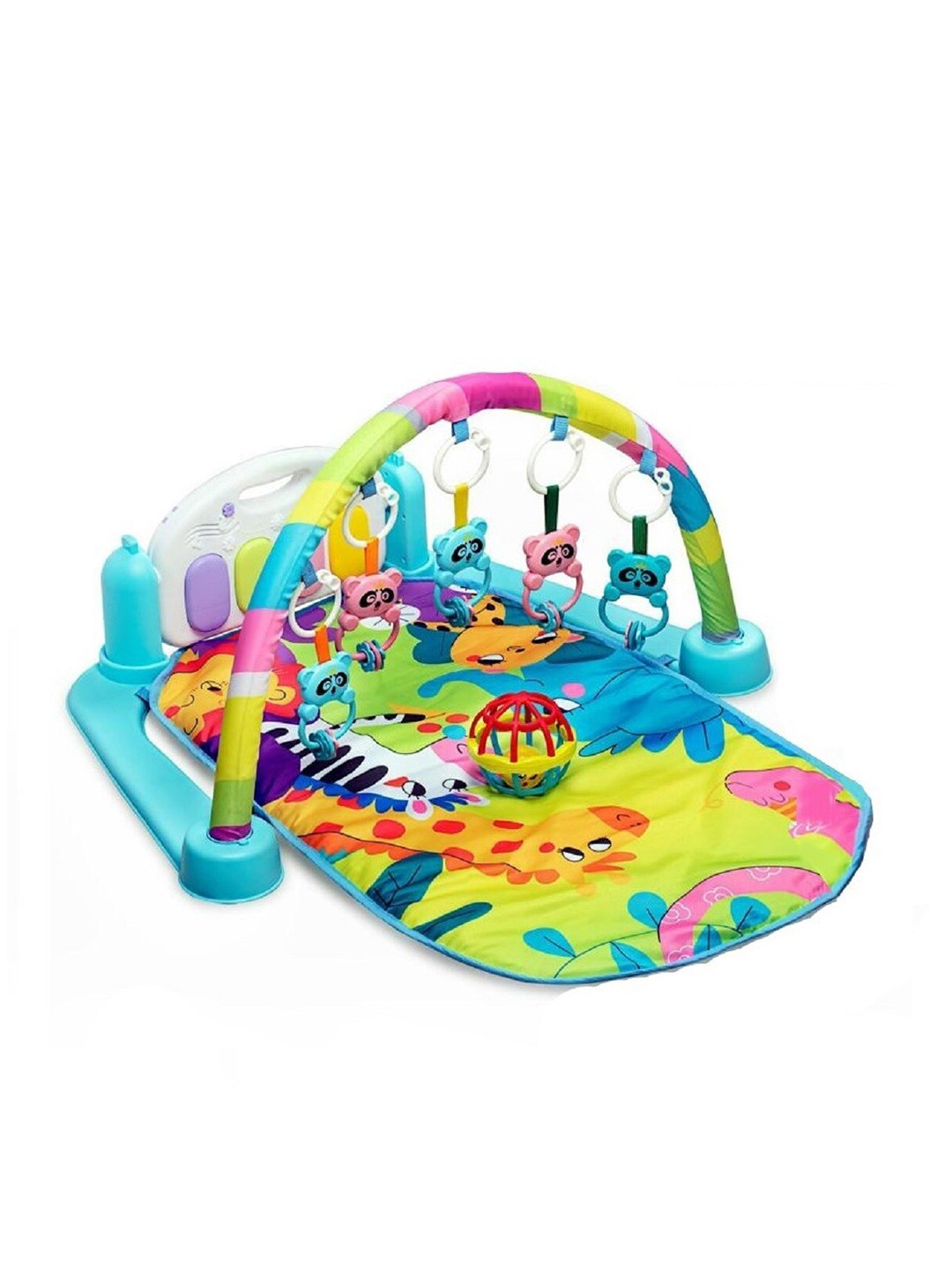 OPINA Infants Piano Mat & Fitness Rack with Rattle Ball New Born Toy