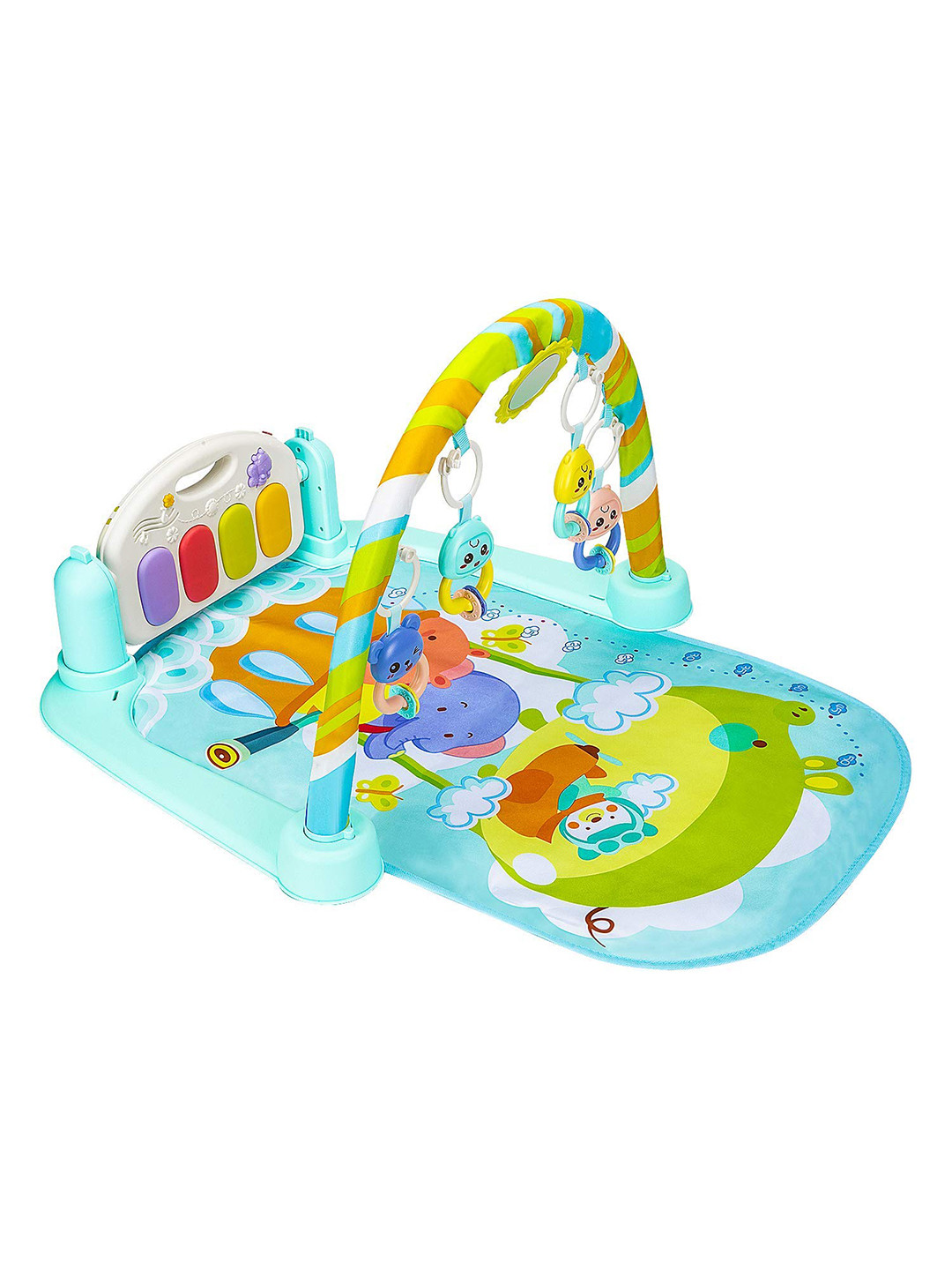 OPINA Infants Piano Mat & Fitness Rack with Rattle Ball Toy