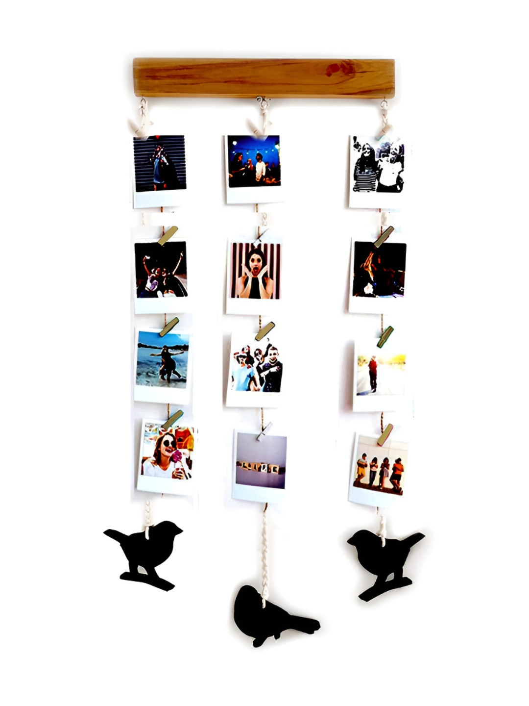 VAH Kya Bat Hai !! Brown My Journey Wooden Hanging Picture Frame Collage
