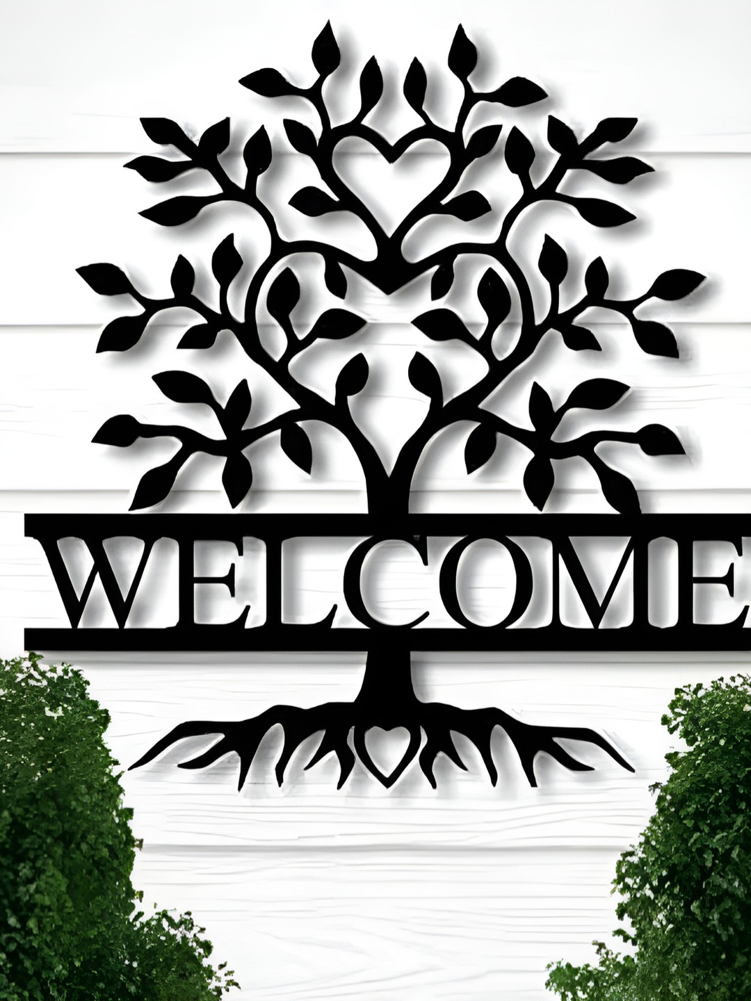 WALLCENTRE Metal Matte Hall Abstract Wall Decor-20.9In