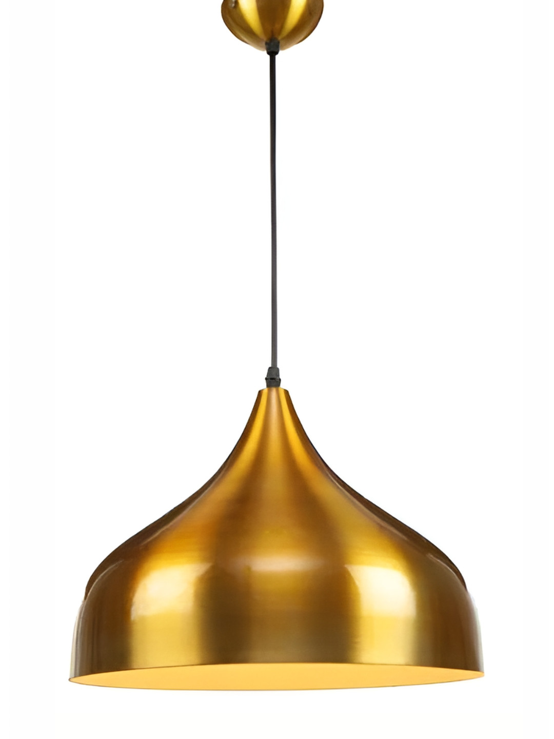 Areezo Gold Toned Semi-sphere Ceiling Lamp