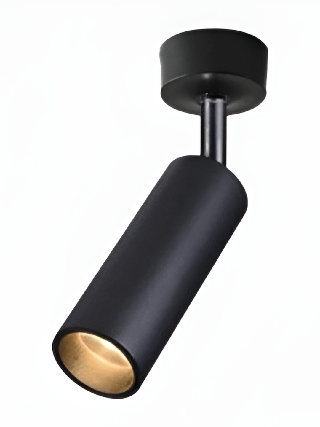 Areezo Black & White Cylinder Metal Ceiling Lamp