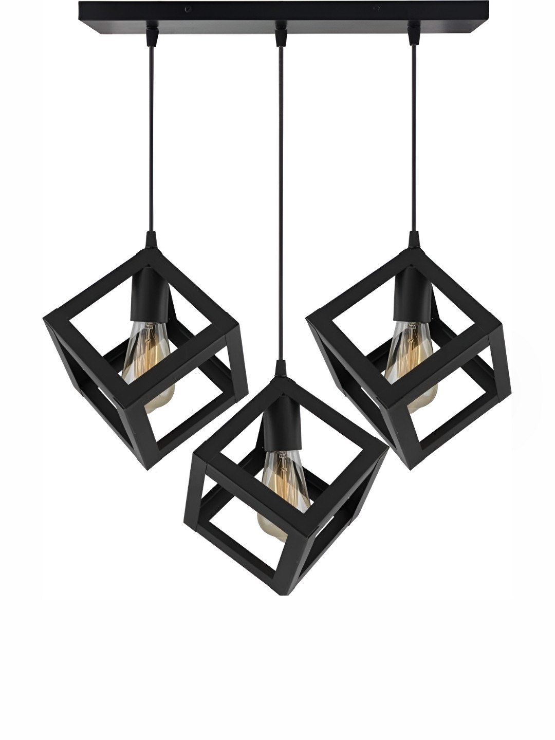 Areezo Black Square Shaped Ceiling Lamp