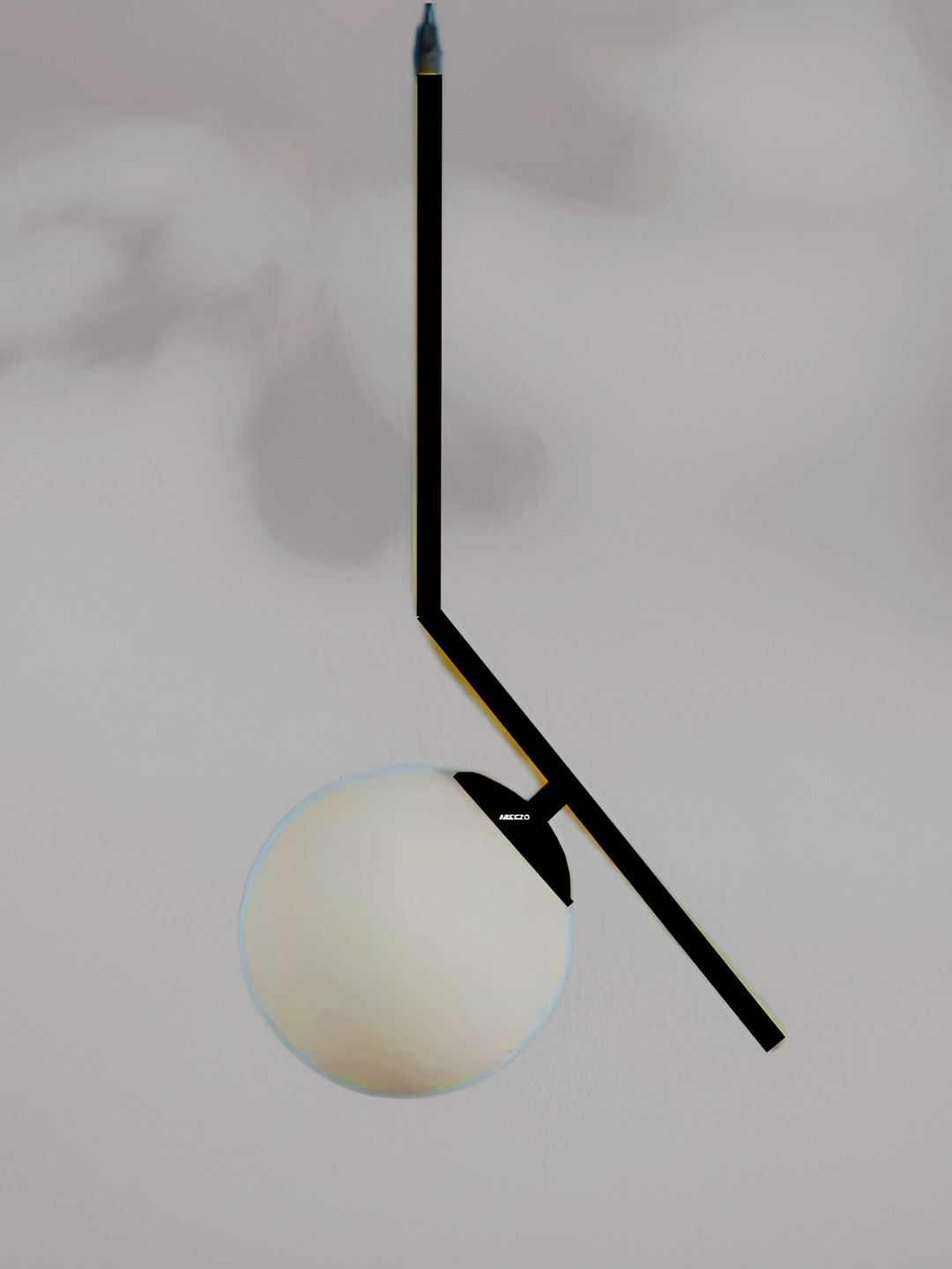 Areezo Black & White Metal Ceiling Lamp