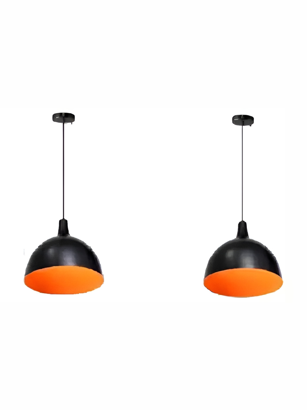 Areezo Black & Orange Aluminium Ceiling Lamp