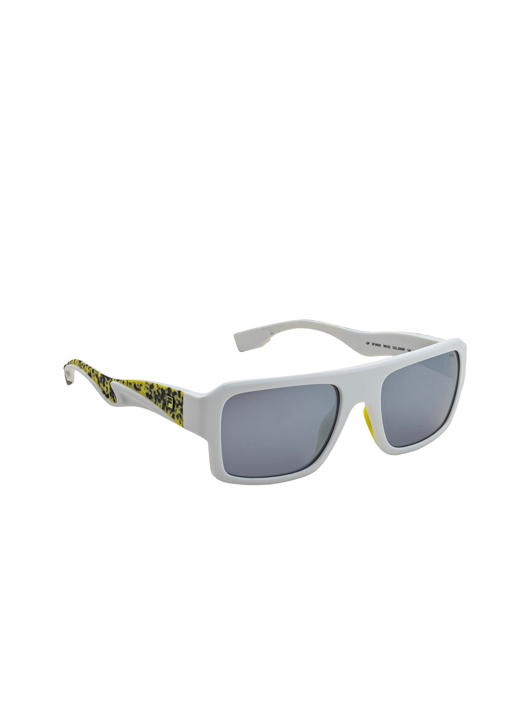 FILA Men Grey Square Sunglasses With UV Protected Lens