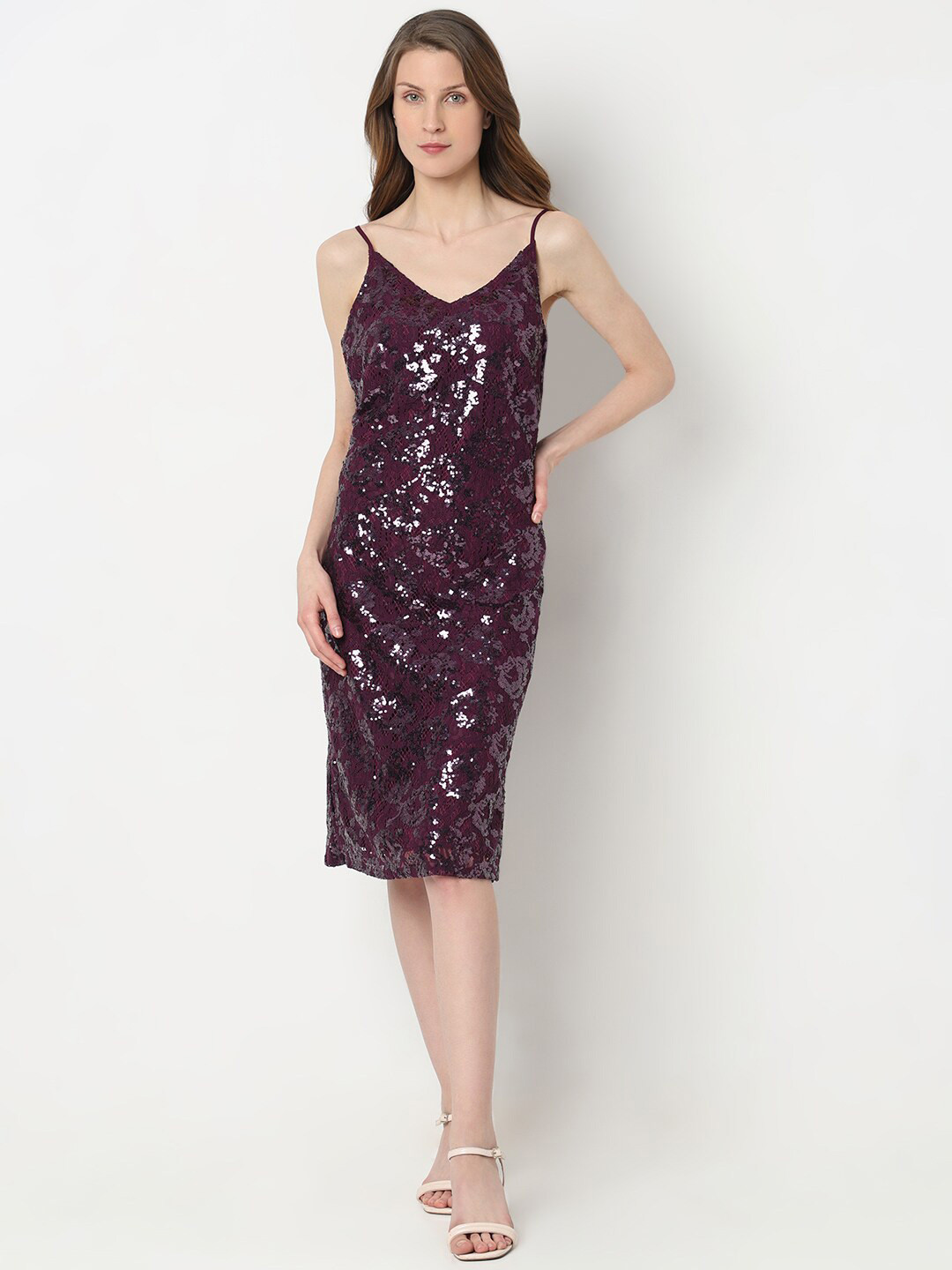 Vero Moda Mermaid Sequin Sheath Dress