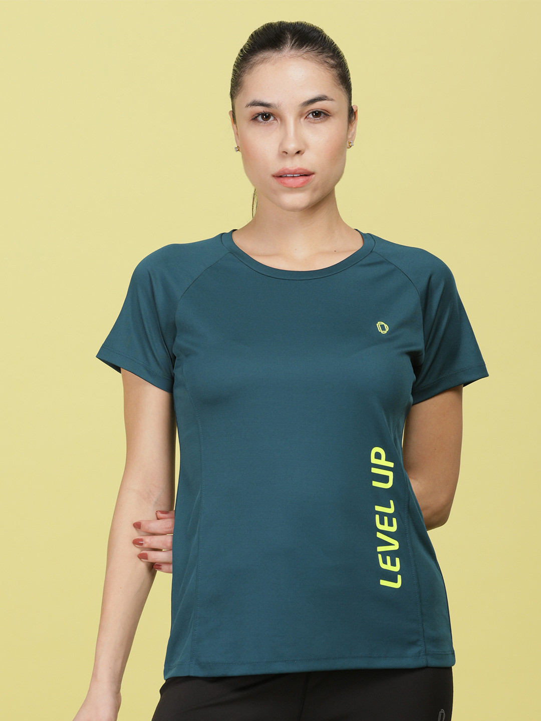 Dollar Women Microfiber Anti Bacterial Sports T-Shirt