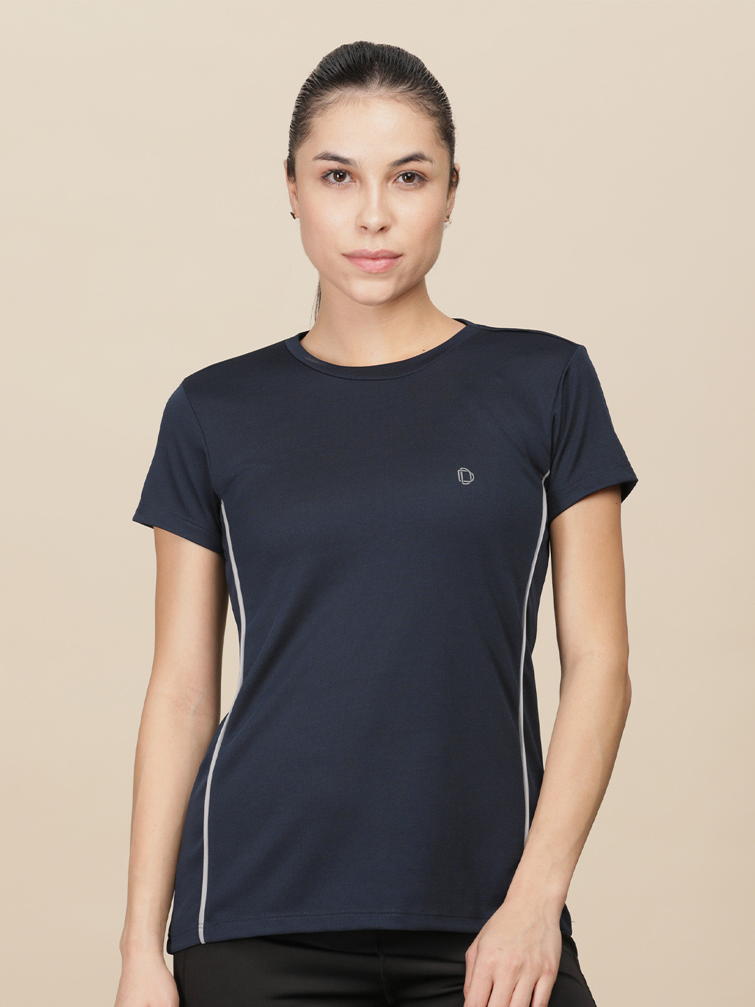 Dollar Women Microfiber Anti Bacterial Sports T-Shirt