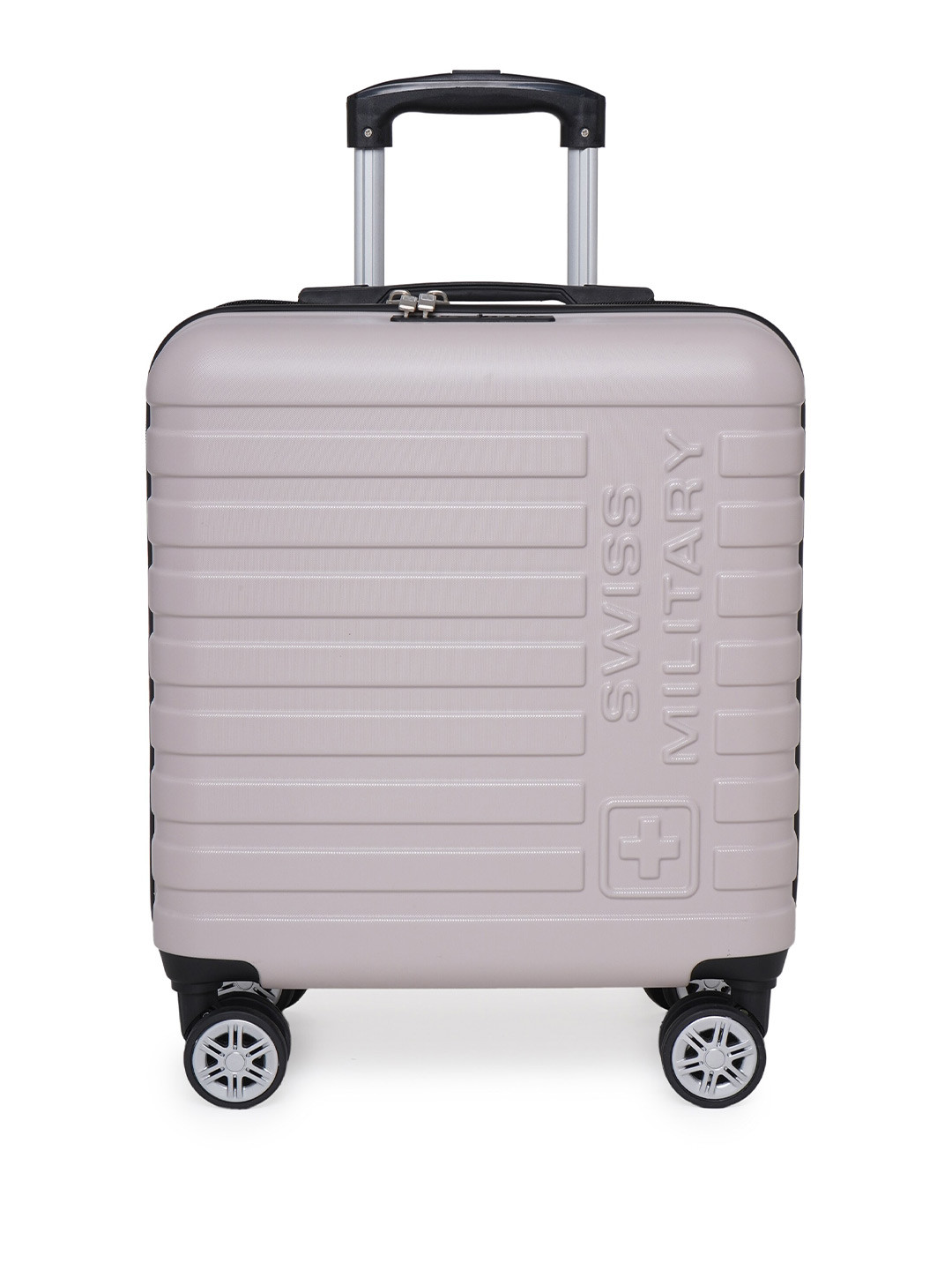 SWISS MILITARY Textured Hard-Sided Overnighter Trolley Bag-32.0L