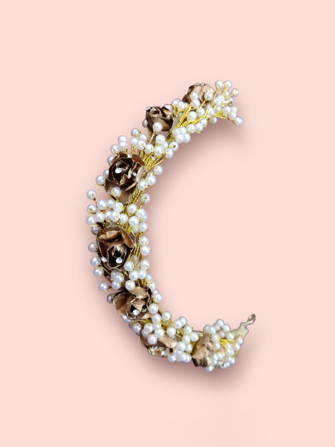 Krelin Floral Beaded Venis Hair Accessory