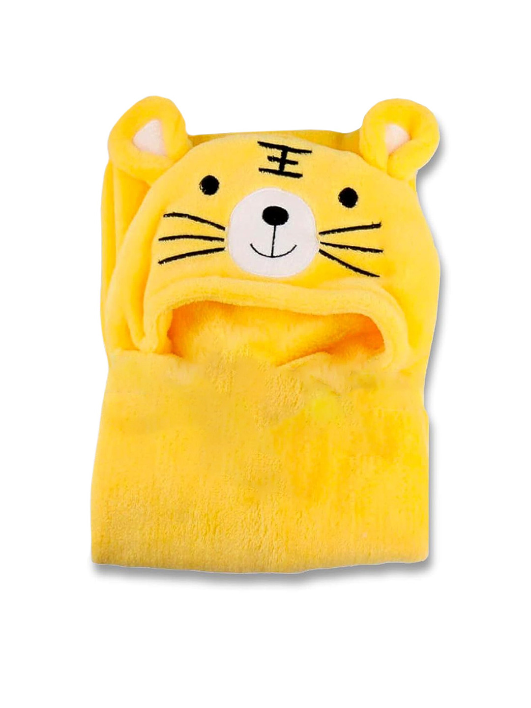 OyO Baby Infants Kids Yellow & White Tiger Fleece AC Room Baby Blanket