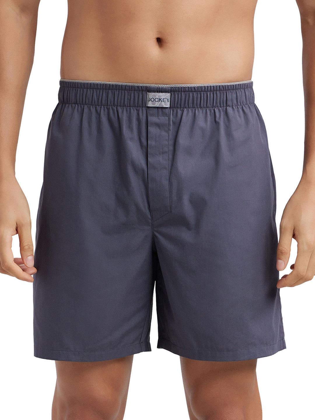 Jockey Combed Mercerized Cotton Woven Fabric Boxer Shorts-MC10