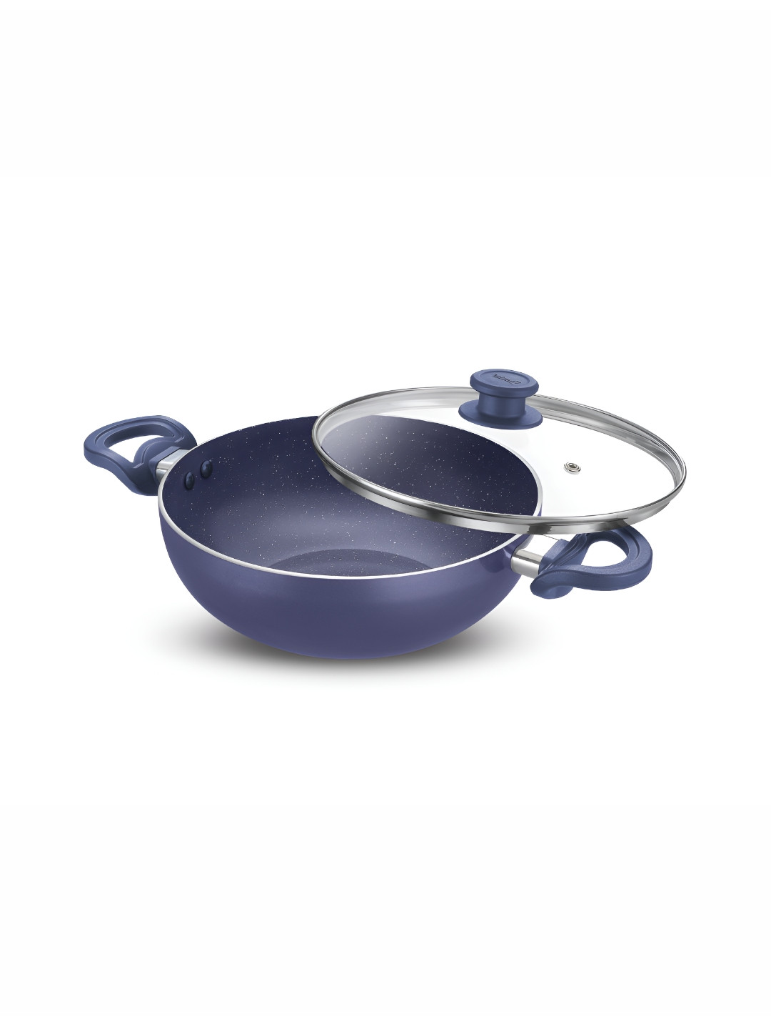 Prestige Blue Aluminium Induction Base Kadhai or Wok