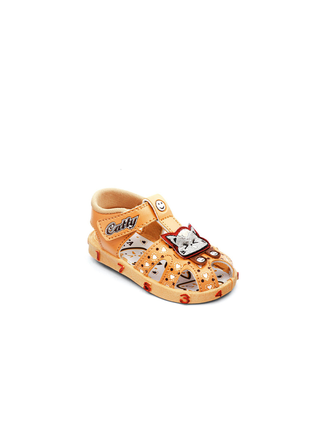 BAESD Kids Glitter Velcro Comfort Sandals
