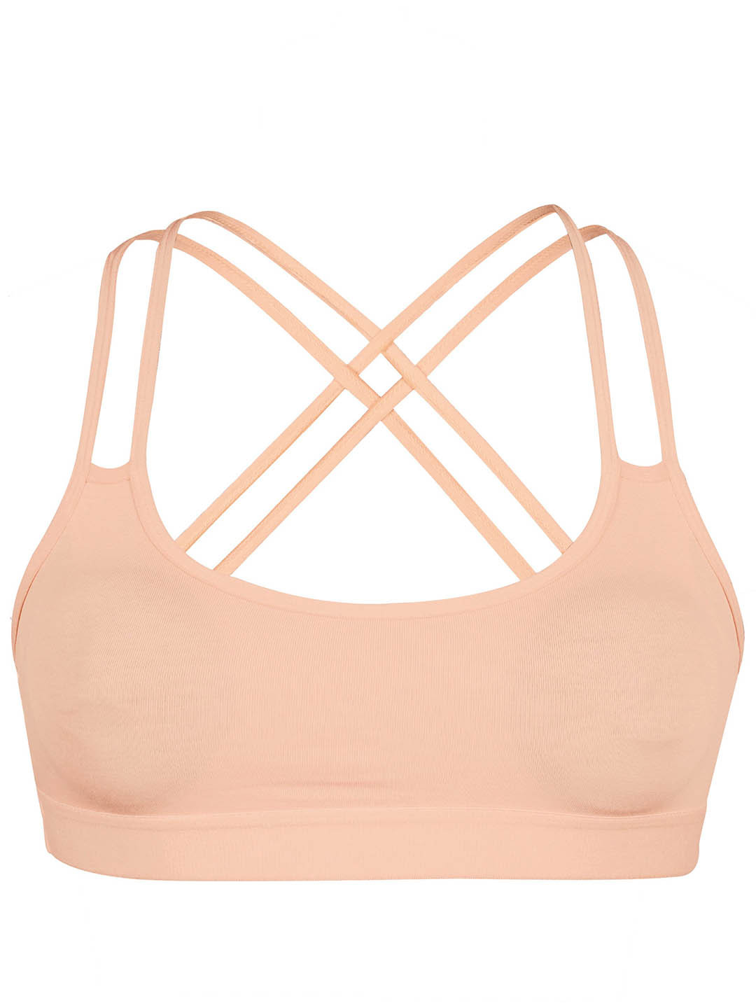 DChica Girls Full Coverage Removable Padding Cotton Workout Bra With All Day Comfort
