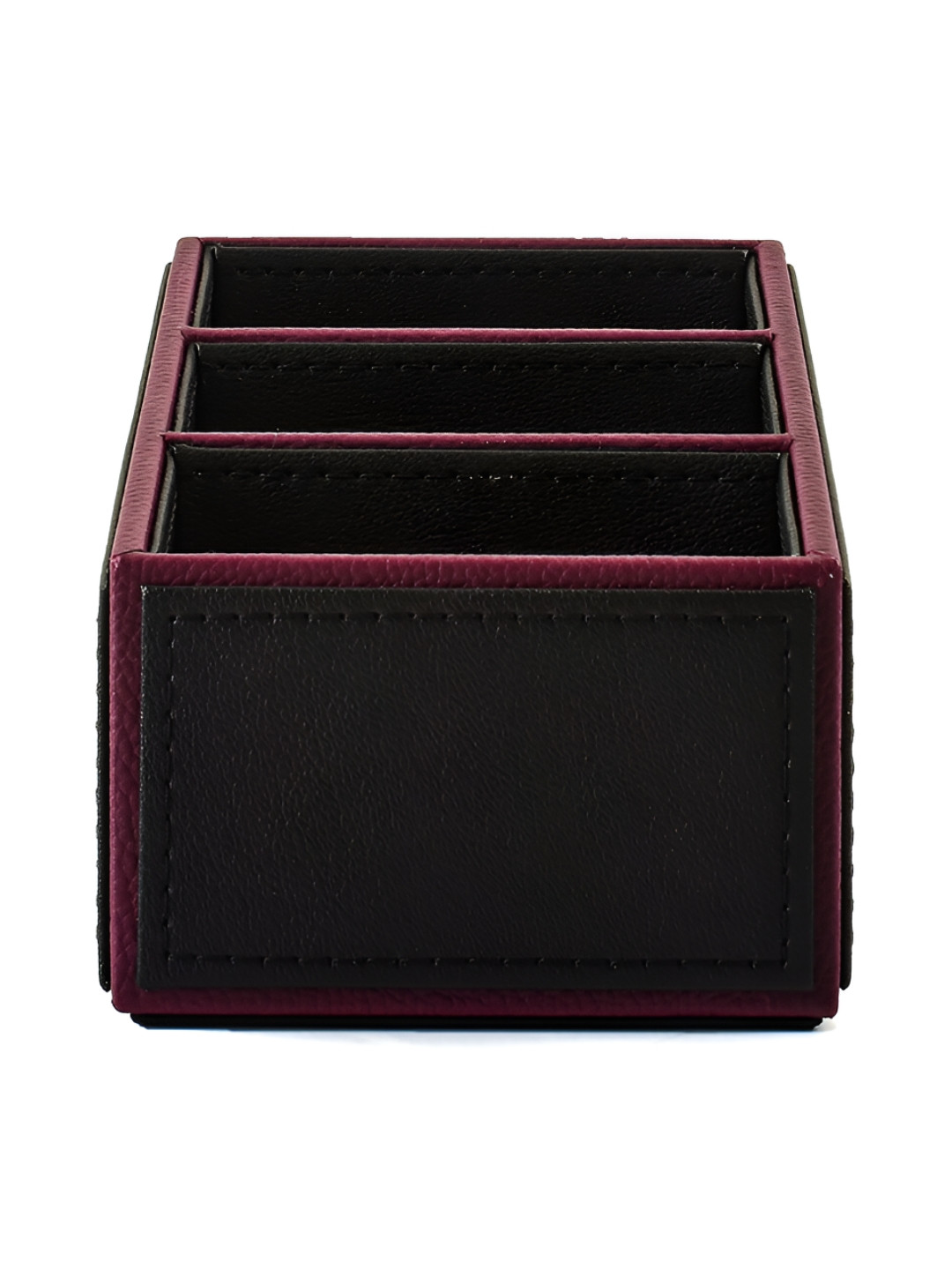 ICHKAN Black & Brown Textured Remote Holder