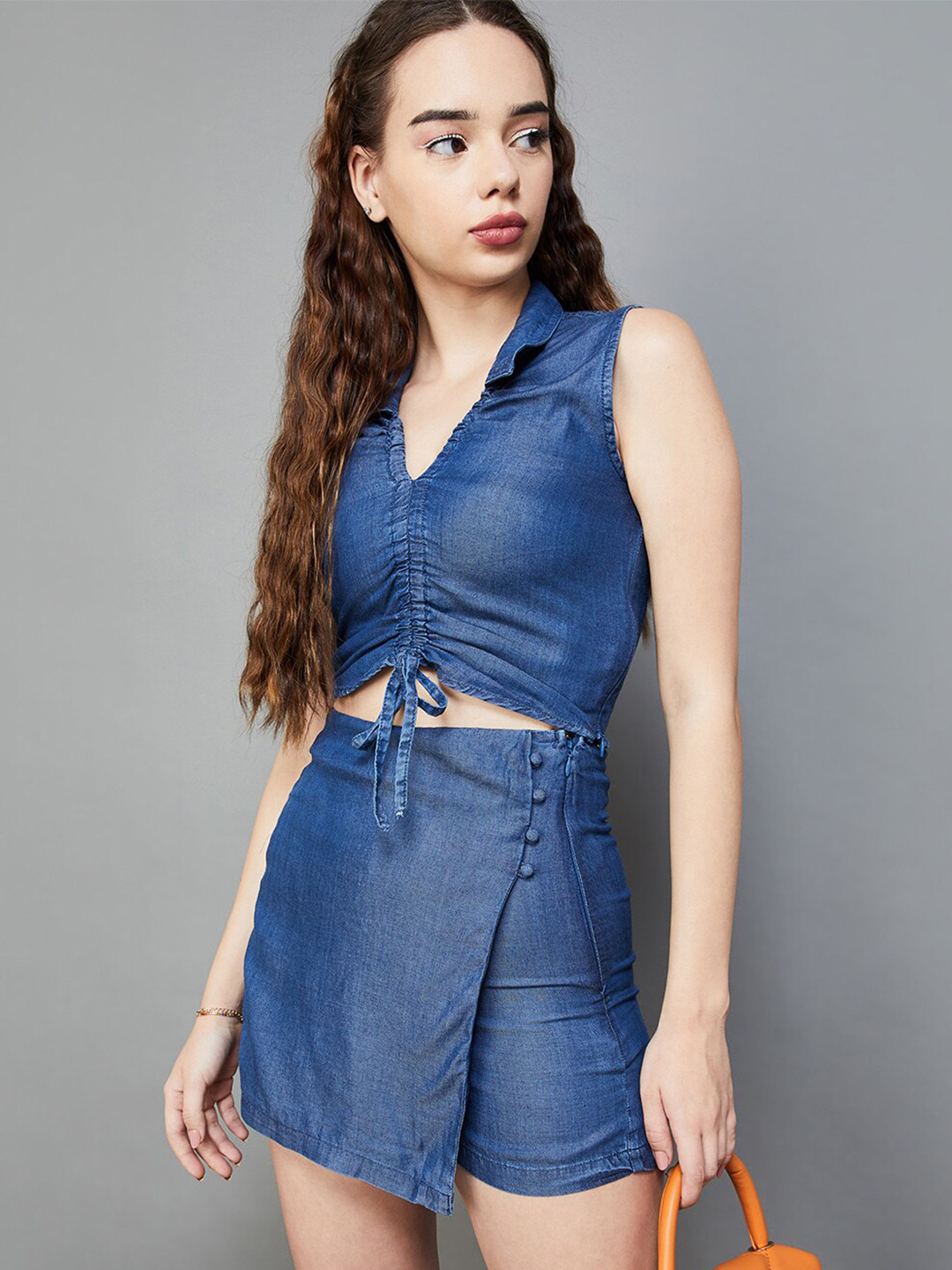 rizotto 蒼 Spice 2way Knit Vest Ginger