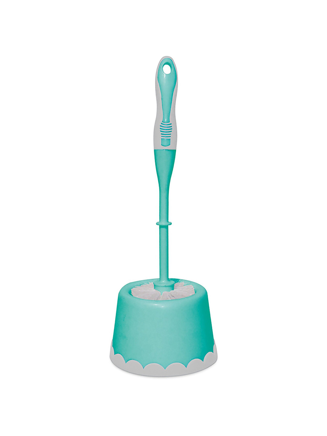 SPOTZERO by MILTON Green Round Toilet With Caddy