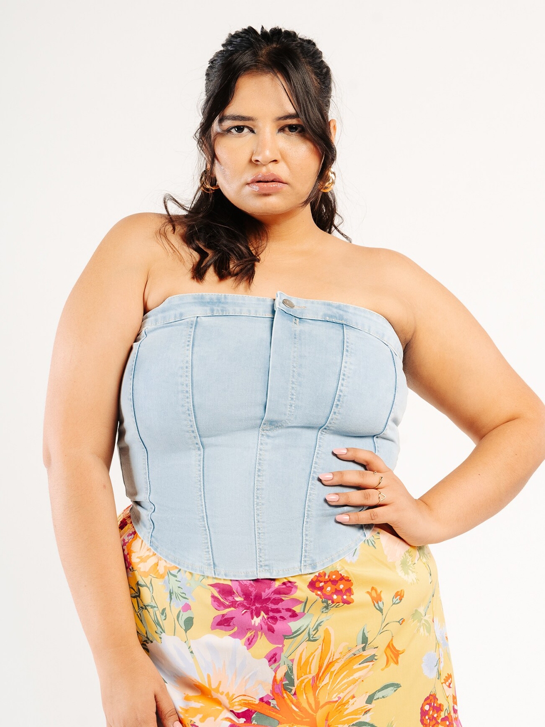 Plus size tube top discount