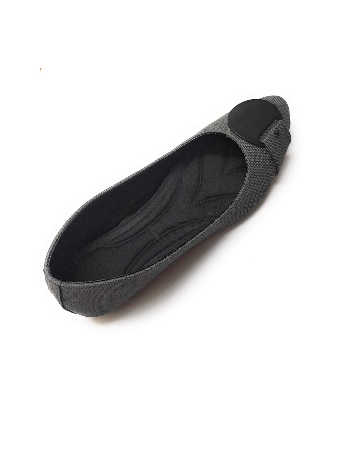 Ta Chic Textured Pointed Toe Ballerinas