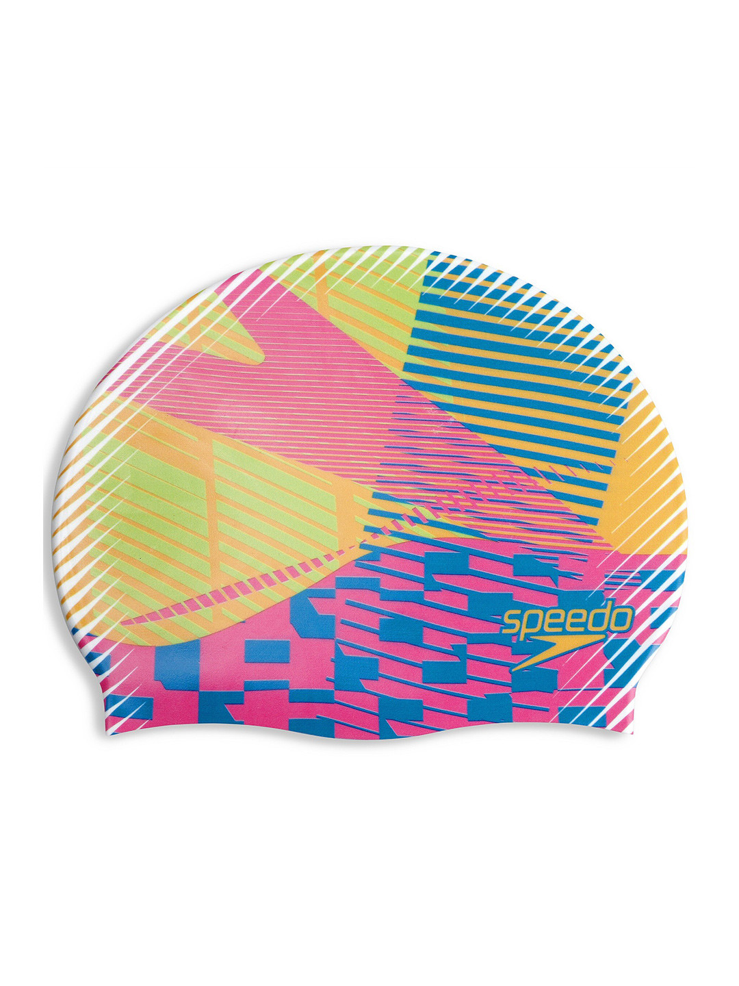 Speedo Unisex Digital Printed Snag free Silicon Swim Cap