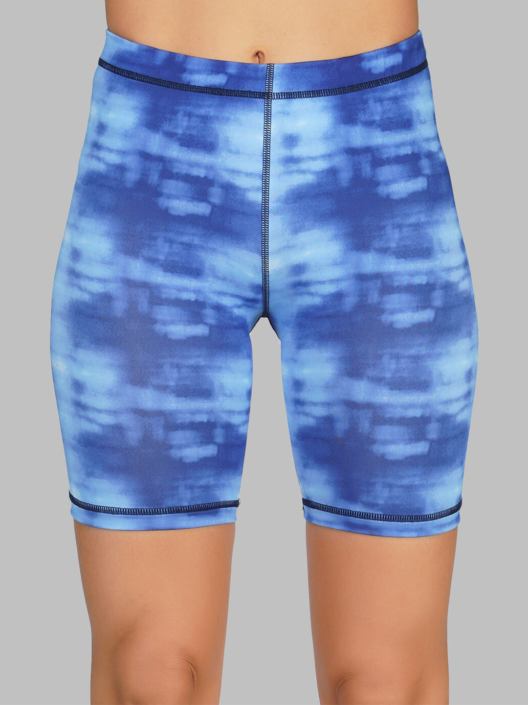 NEVER LOSE Women Printed Slim-Fit Above Knee-Length Yoga Tights