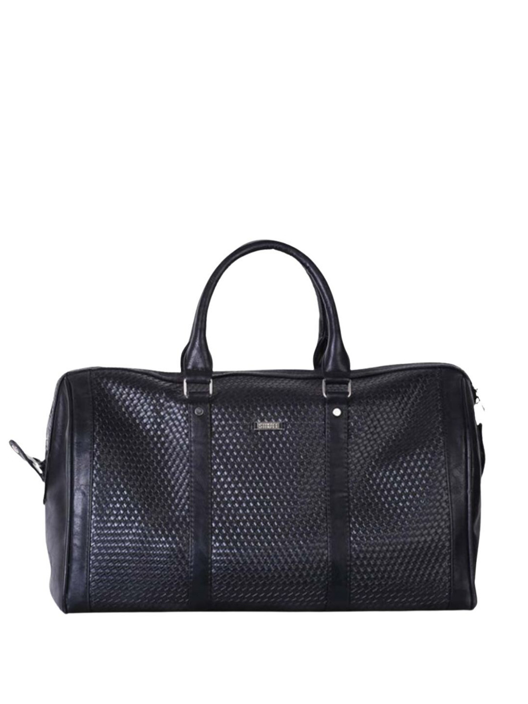 STRUTT Textured Weaved Duffel Bag