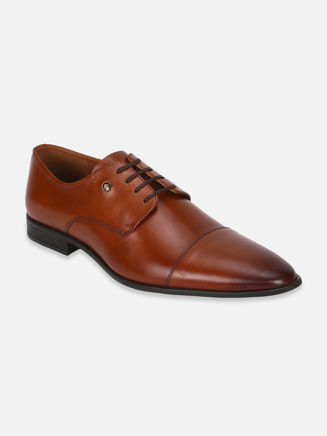 Louis Philippe Men Square-Toe Leather Formal Derbys