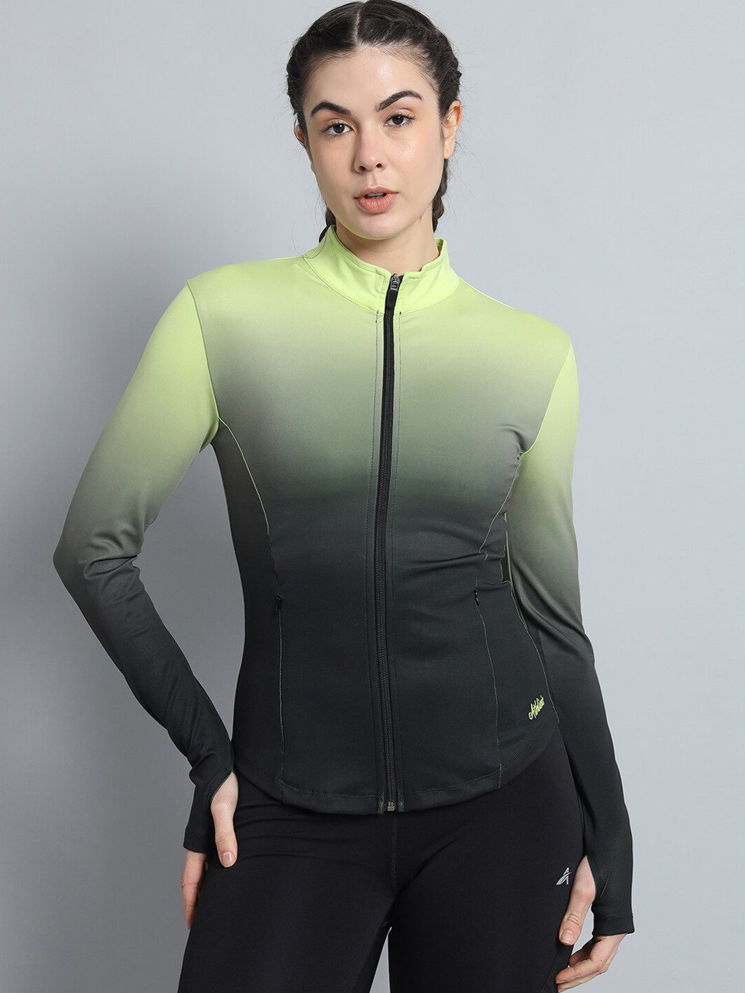 ATHLISIS Colourblocked Lightweight Training or Gym Sporty Jacket