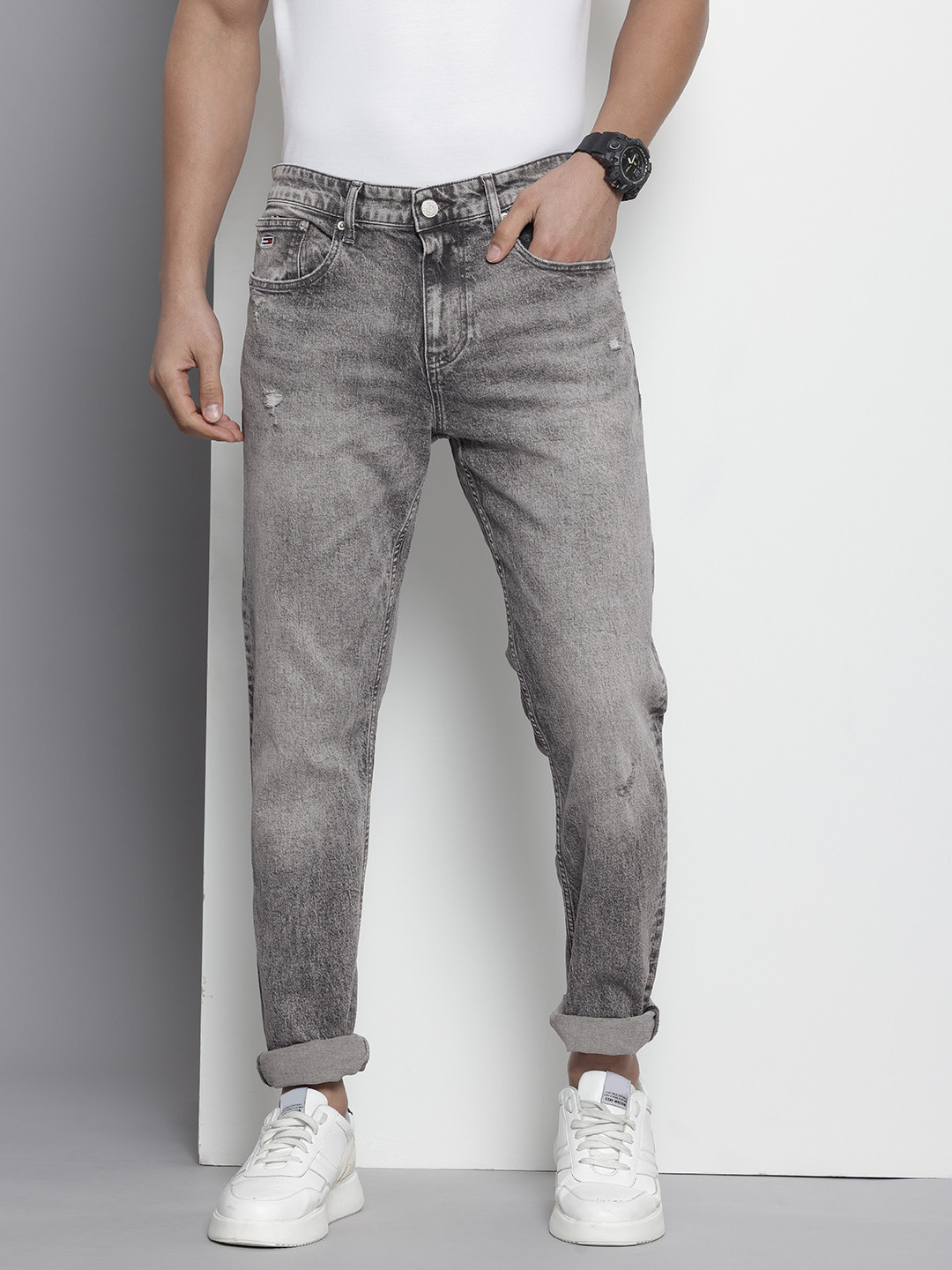 Tommy Hilfiger Men  Austin Slim Fit Heavy Fade Jeans